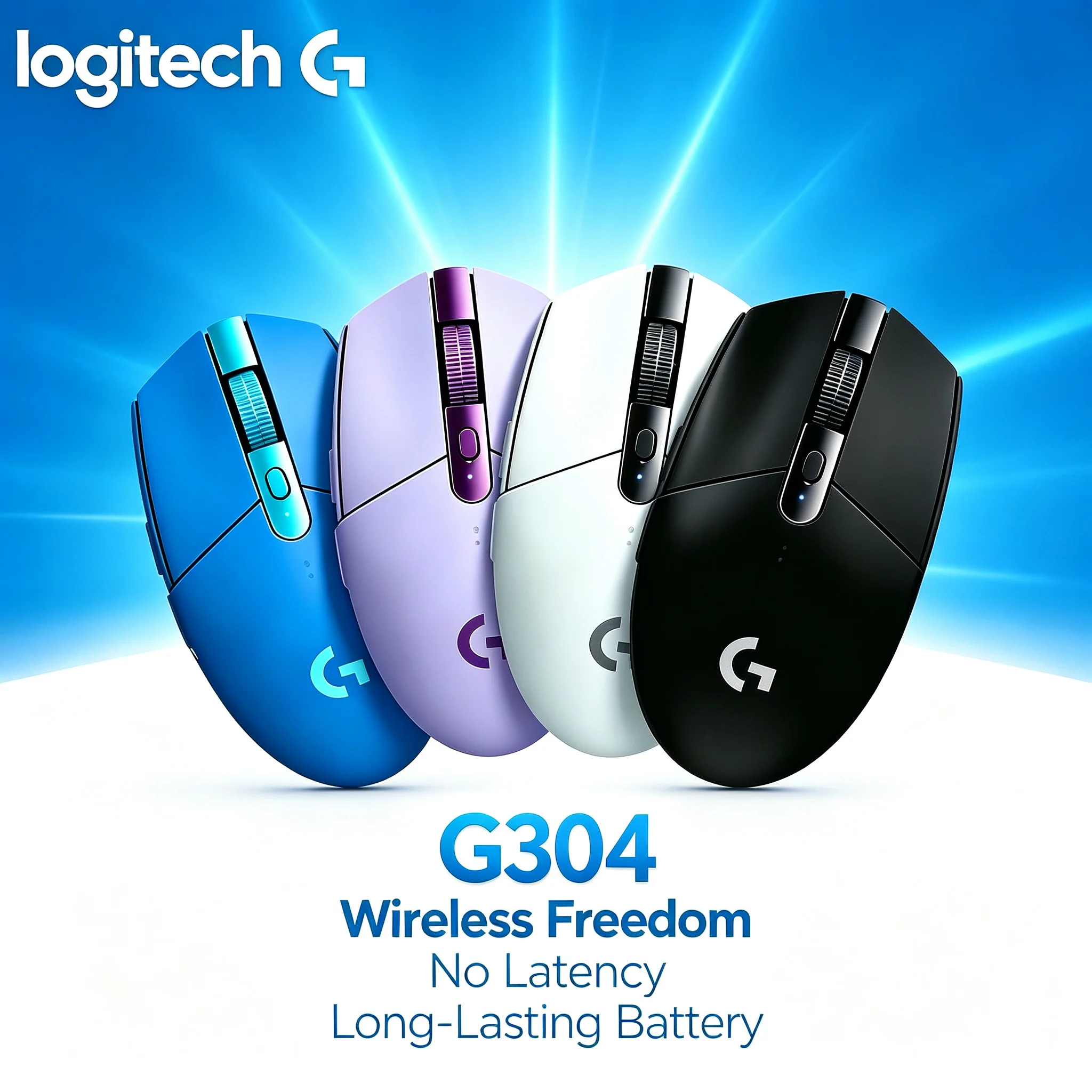 Logitech G304 2.4G Wireless Gaming Mouse High Precision Positioning Optical Mice For E‑sports Gamer