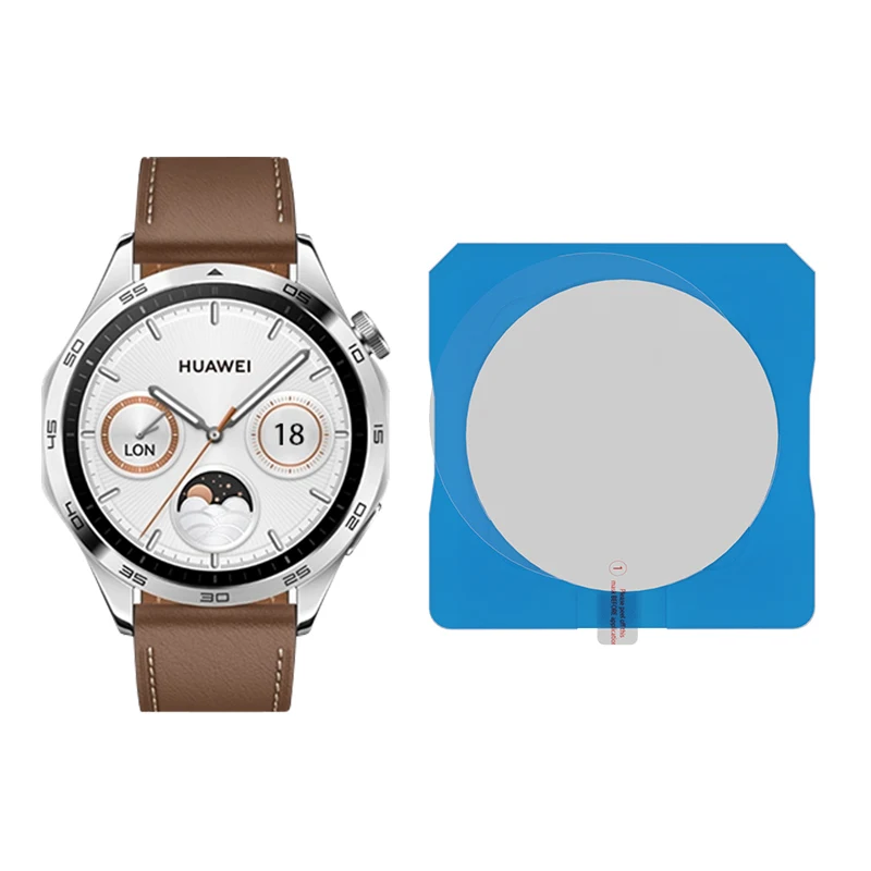Proteggi schermo in vetro temperato da 3-5 pezzi per Huawei Watch GT 2/4/3 41mm/46mm/43mm con pellicola di allineamento per Huawei GT Cyber
