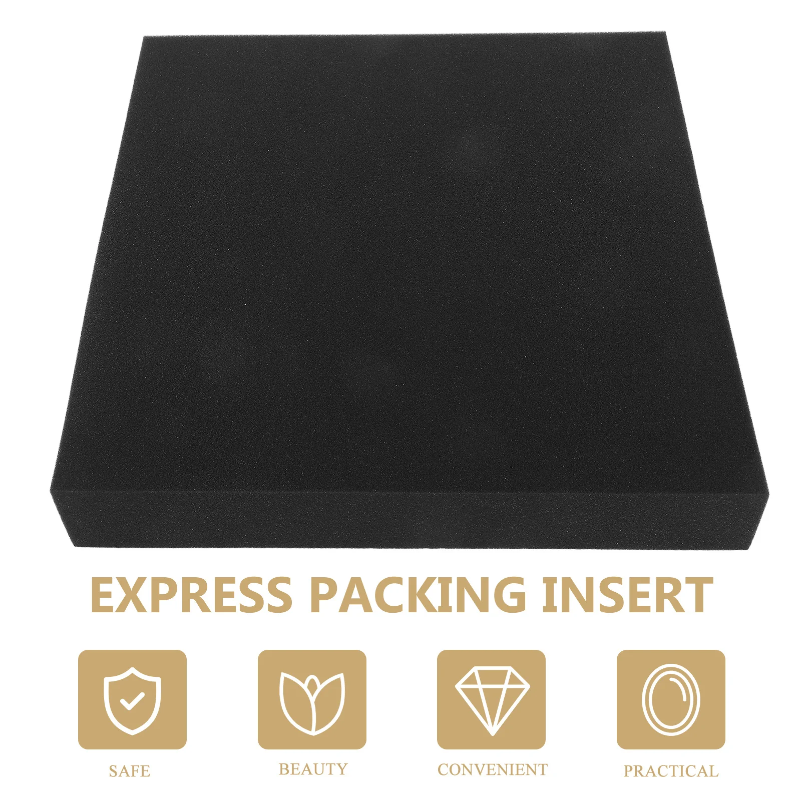 2Pcs Packaging Box Sponge Pad High-Density Shockproof Insert for Gift Boxes Jewelry Storage Craft Projects Cuttable Protective