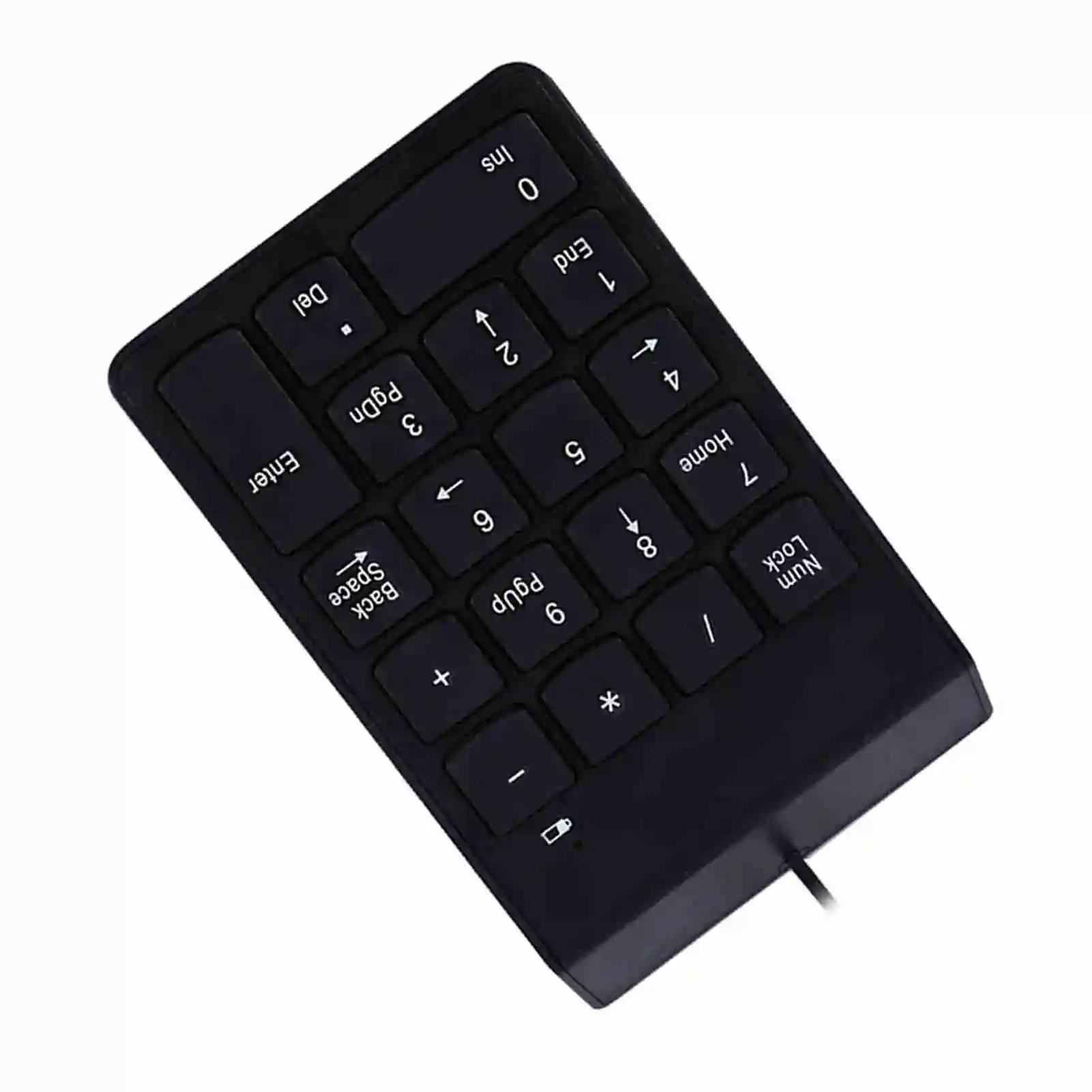 

ZK30 USB Numeric Keypad Mini Number Pad Numpad 18 Keys Keyboard for Laptop Desktop PC Pro