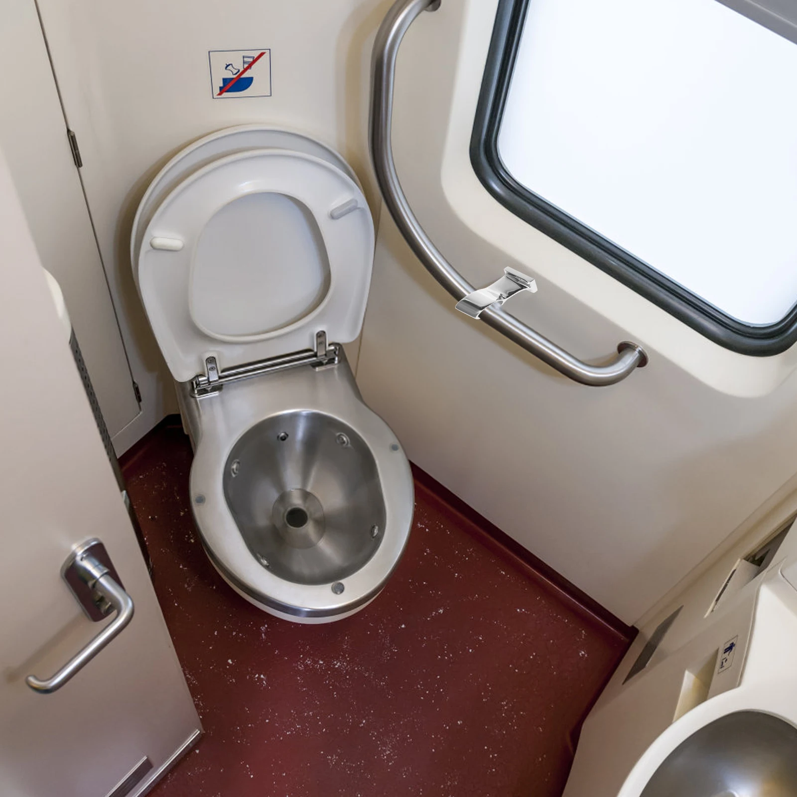 Stainless Steel Marine Handrail Base 22MM Boat Brackets Fitting Railing Deck Railings Parts Accessories Construction Facility