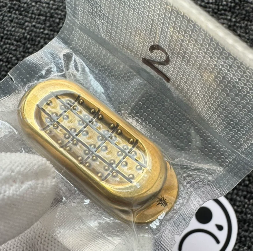 EDC Dz topb brass Qin armor top coin gold armor fidget slider decompression toy