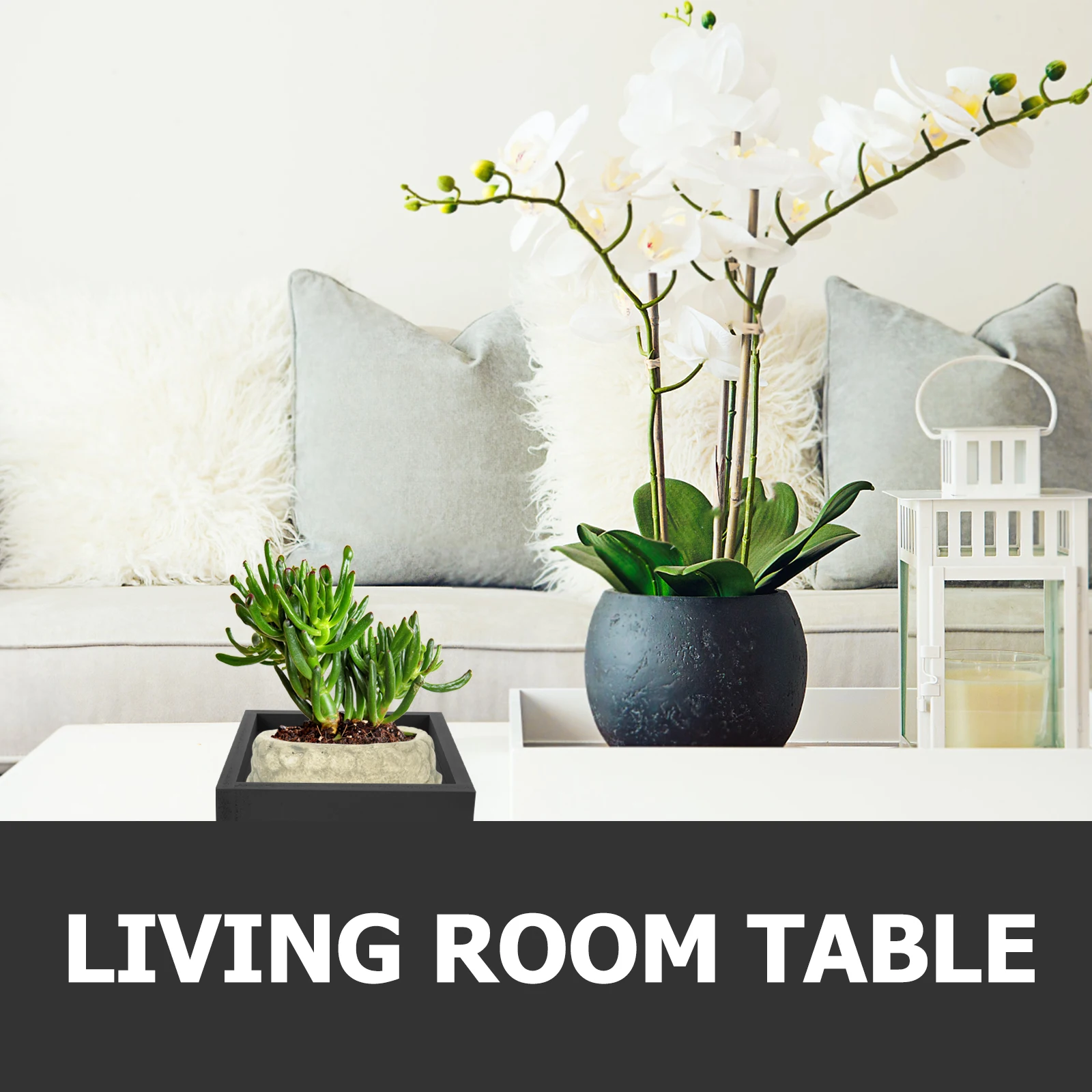 

Cement Planter Saucer 18cm Grey Diameter Plastic Flower Pot Tray Water Catcher Drainage Plant Accessories