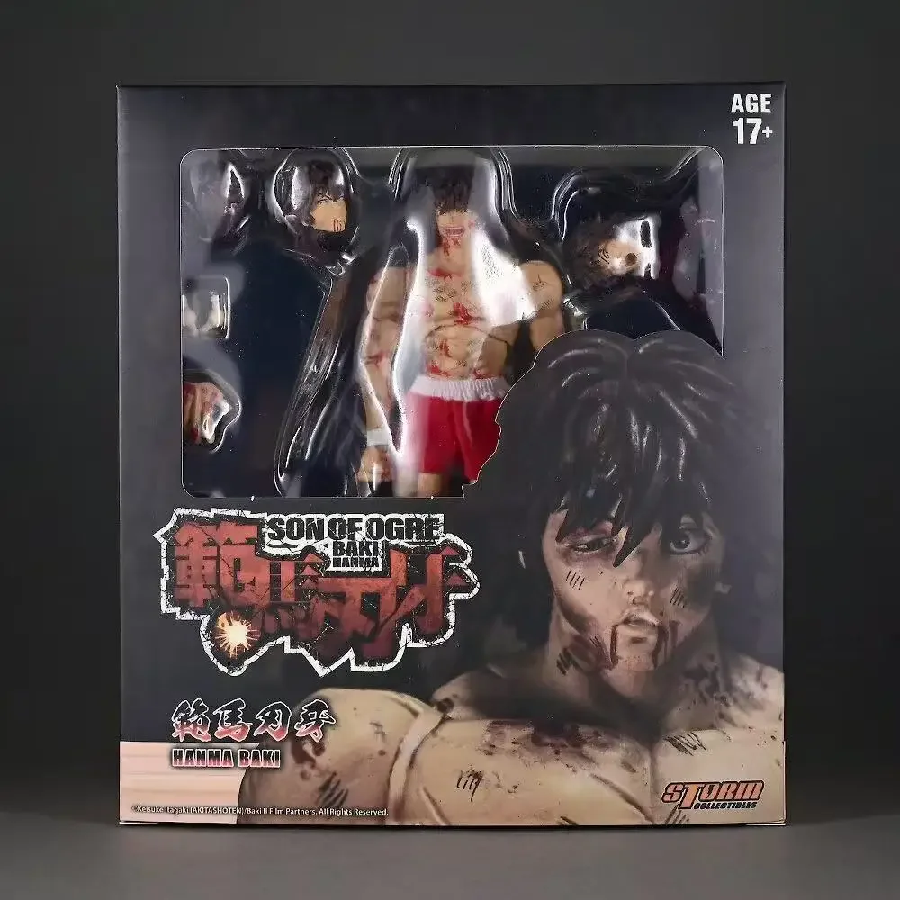 【متوفر】مقتنيات العاصفة هانما باكي نموذج فائق الحركة مصاب باكي بوي 1/12 لعبة مجسمة جمع نسخة محدودة من المكان