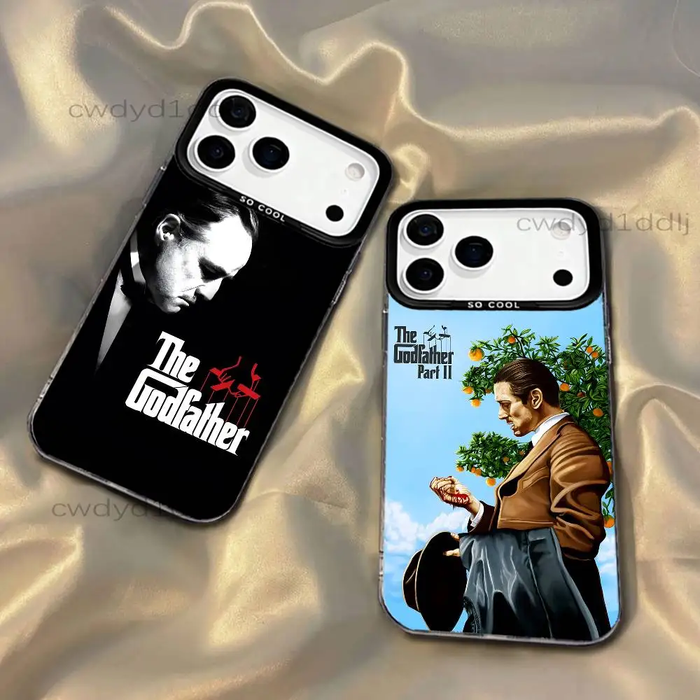 

The G-Godfather Movie Phone Case For iPhone 17,16,15,14,13,12,11,X,8,7,Pro,Max,Plus,SE4,Air,Mini IMD Gray Hard Shell Matte