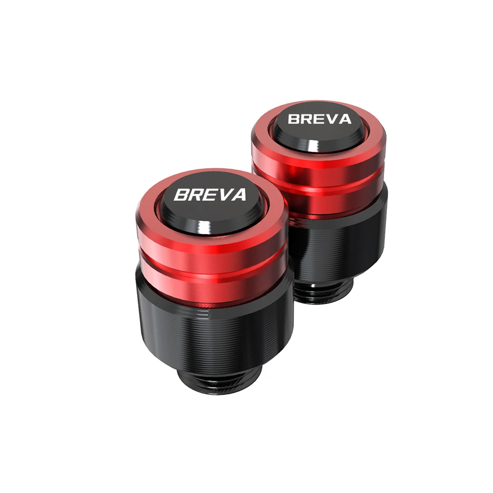 For MOTO GUZZI BReva BReva750 BReva850 BReva1100 BReva 750 850 1100 Motorcycles Tire Valve Stem Caps Covers Rear Mirror Screw