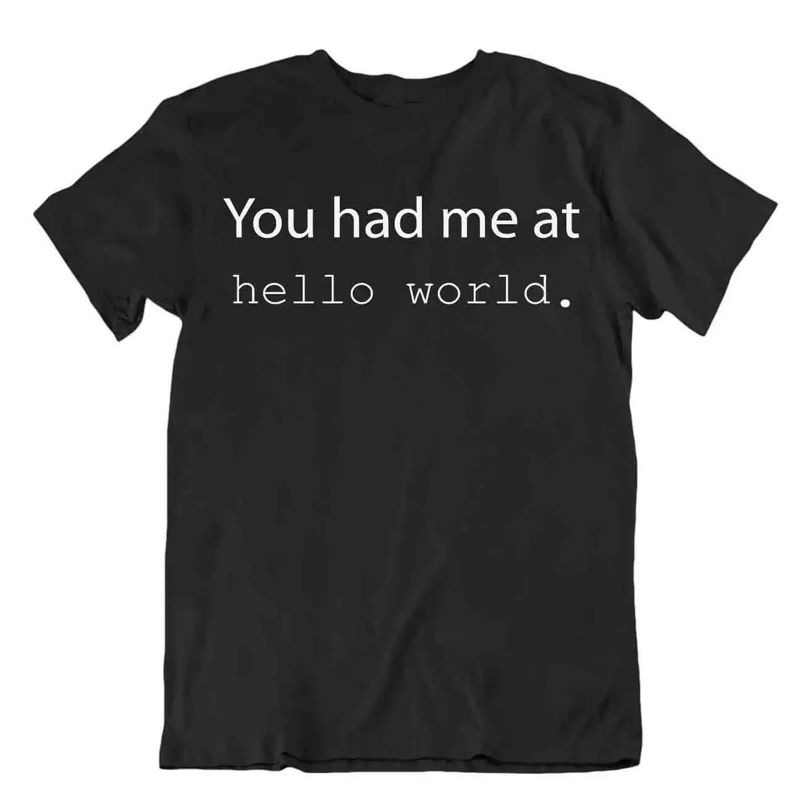 Hello World T Shirt Programmer Best Idea Awesome EvenT vintage Washed Casual streetwear Stretched designer clothes