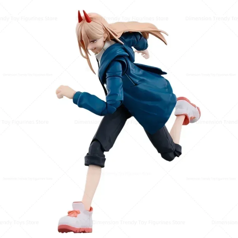 Figurka Bandai Chainsaw Man POWER S.H.Figuarts Anime, zabawka kolekcjonerska, ozdoba, prezent dla chłopców i dzieci, dostępna od ręki.