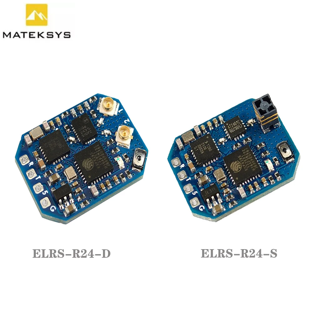 MATEK R24D R24S ELRS 2.4G Receiver ExpressLRS _2400_RX CRSF 22.5dbm~23dbm for RC Freestyle Nano Micro Mini Long FPV Racing Drone