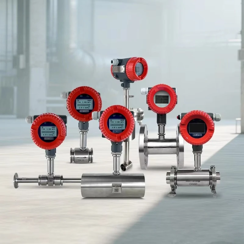 

High Precision ±0.5% Extended Range Ratio 24vdc Light Fuel Oil Liquid Turbine Flowmeter for Fuel Dispensing