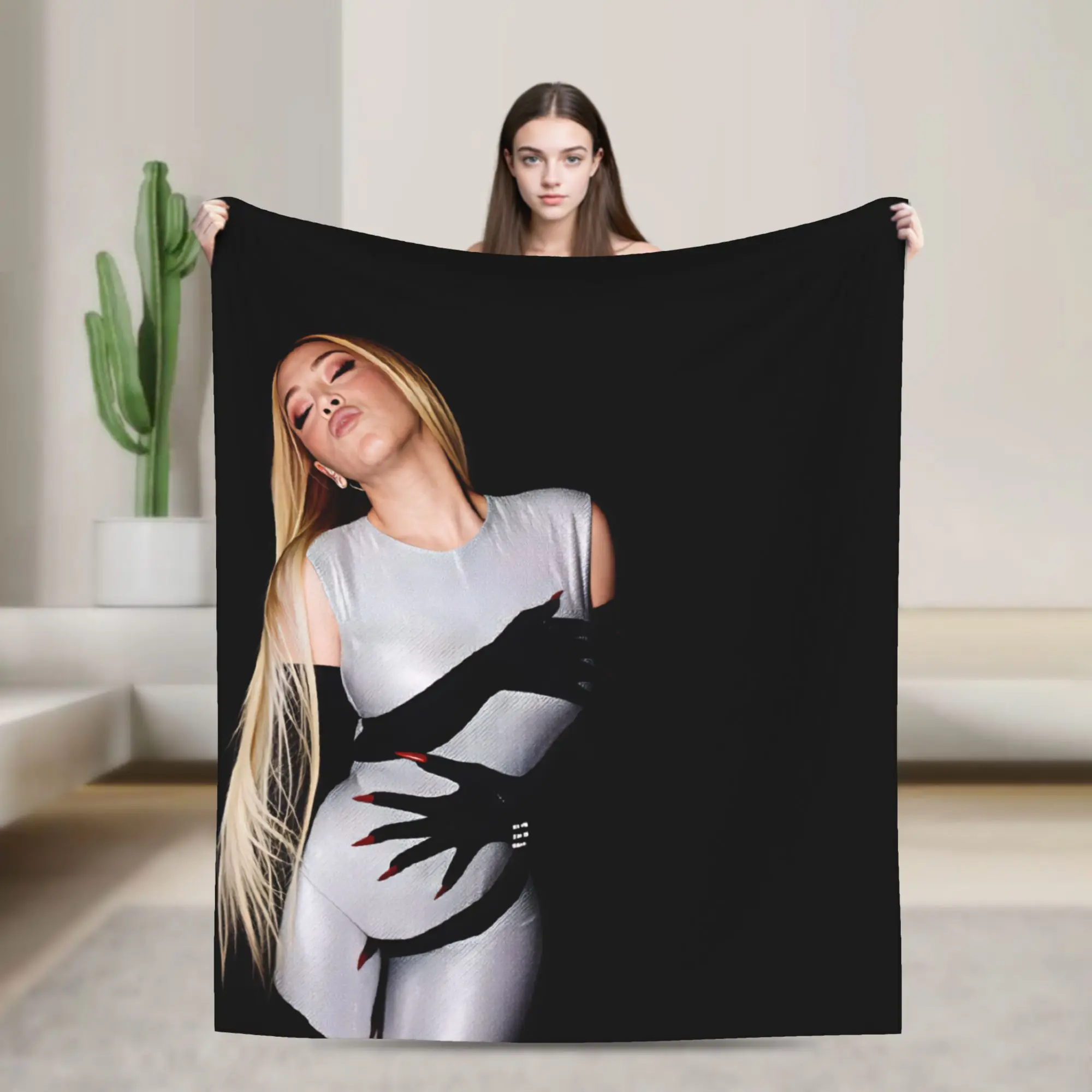 Pop Music Beyonce  Blanket Quality Soft Warm  Bedding Throws Autumn Children Bedroom Aesthetic Bedspread