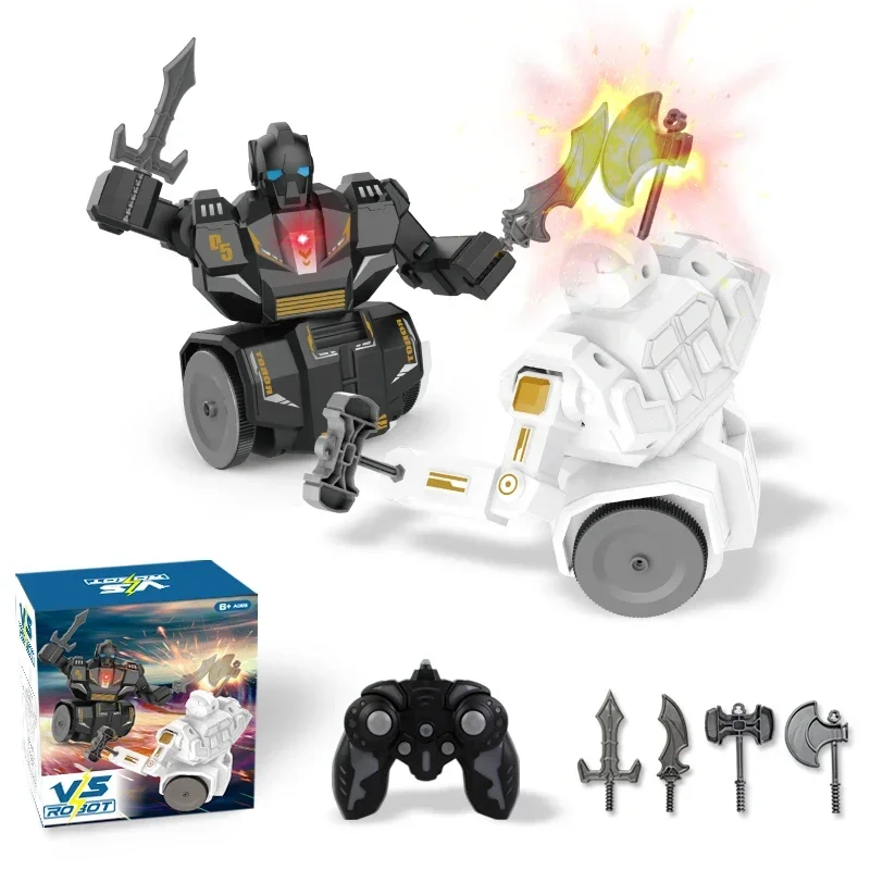 Remote Control Fighting Battle Robot Children RC Robot Game Handle Black Technology Combat Competitive Combat Parent-child Toy