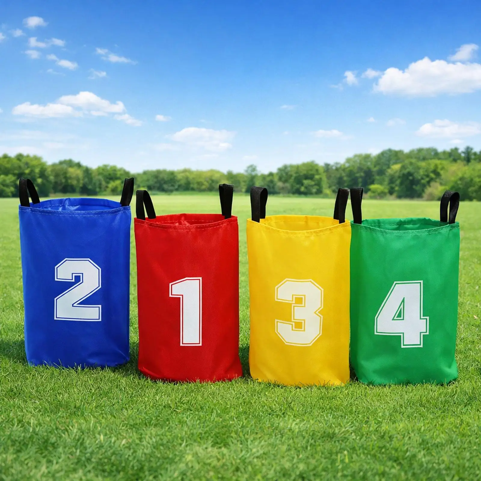 Potato Sack Race Bags Durable Cloth Balance Training Jumping Sack Outdoor Relay for Kids Family Backyard
