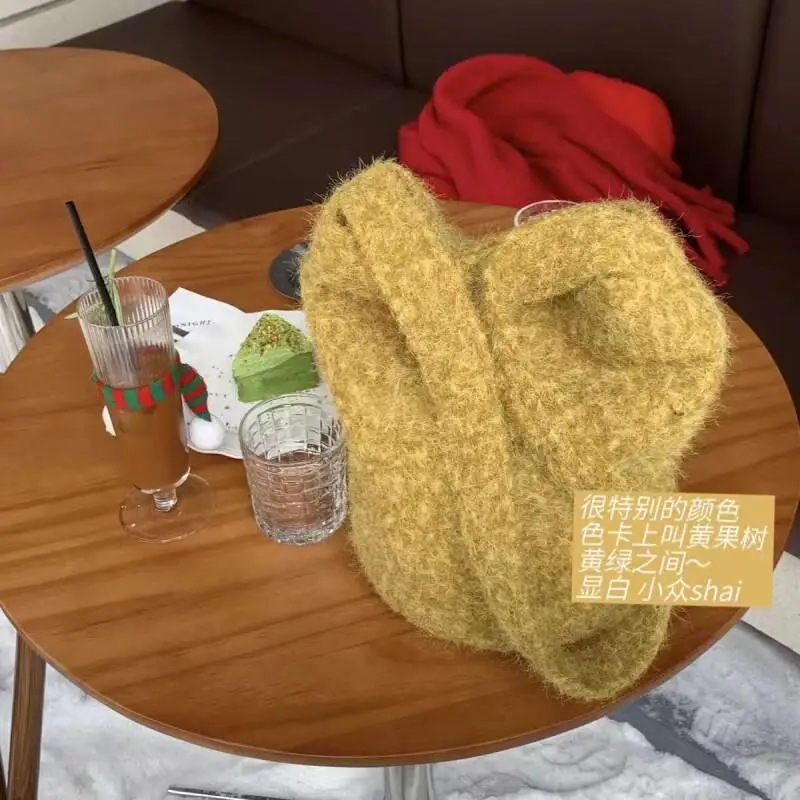 حقيبة كروس نسائية قطيفة، حقيبة كتف سميكة أنيقة، سعة كبيرة، حقيبة تخزين متعددة الوظائف، قابلة للطي ومحمولة #5