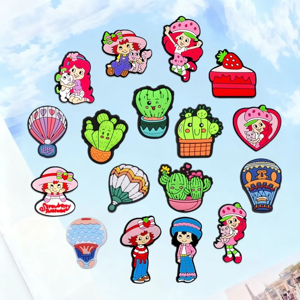 17Pcs Cartoon Shoe Charms Accessories For Crocs Sandals Shoe Decoration For Kids Adult Girls Boys Party Favors Birthday Gifts