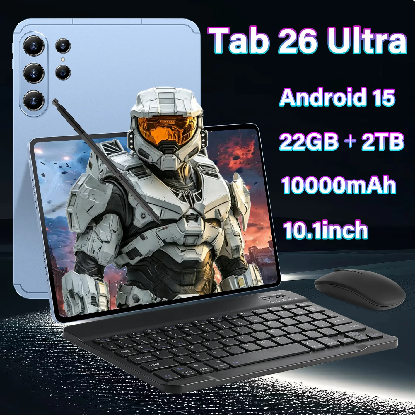 

HOT Tablet PC Tab 26 Ultra 10.1 inch Global Edition HD screen Original 22GB Dual Card Snapdragon 8 Gaming Tablets 10000mAh