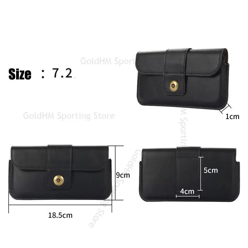 Phone Pouch Fundas For Doro 8100 8110 Leather Phone Case For Doro 1380 5860 5517 1372 7000H 780X 7011 7031 Belt Cover Waist Bag