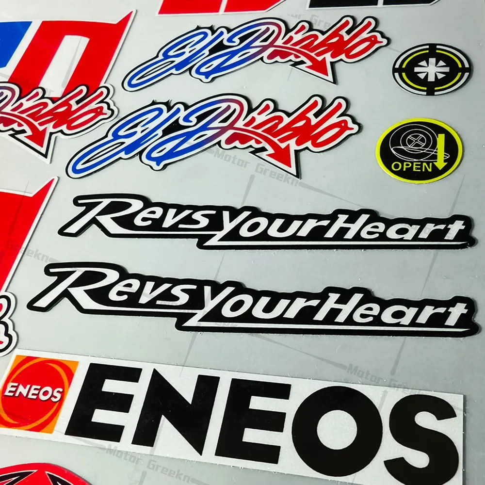 Reflective Motorcycle Stickers For Yamaha Racing Team Rider No. 20 Fabio Quartararo Vinyl Waterproof Decals For ScorpionEXO HJC