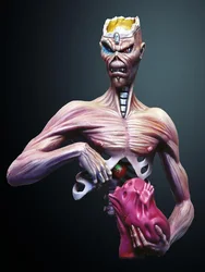 Resin soldier 1/12 Seventh Son of a Seventh Son soldier bust Model Unassambled Unpainted Figure Building Kit