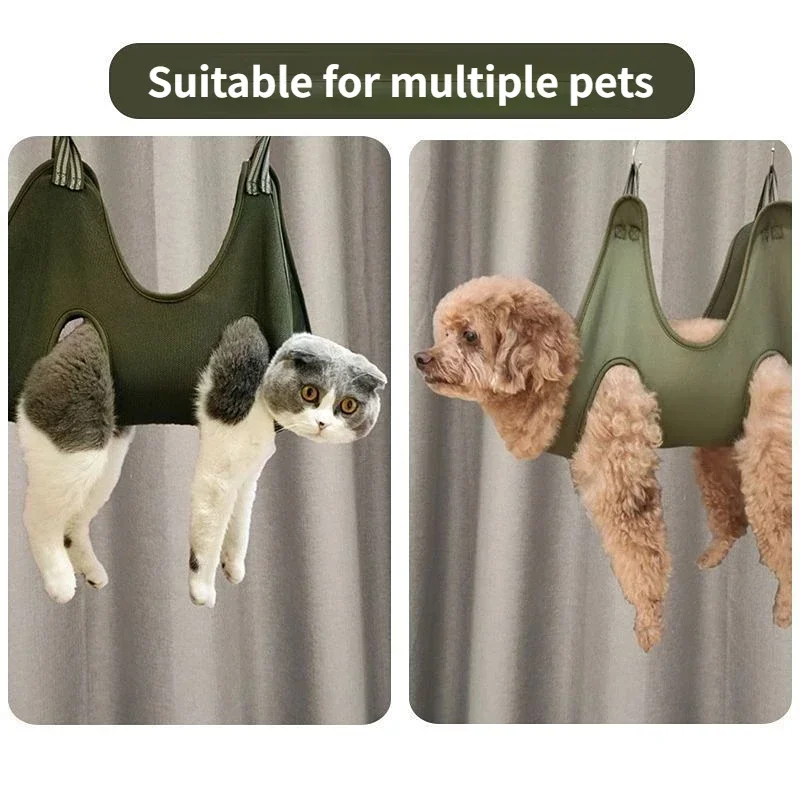 Pet Supplies Set Cat Grooming Nail Cutting Anti Scratch Bite Fixed Bag Bath Trimming Restraint Bag Pet Beauty Hammock Hanging