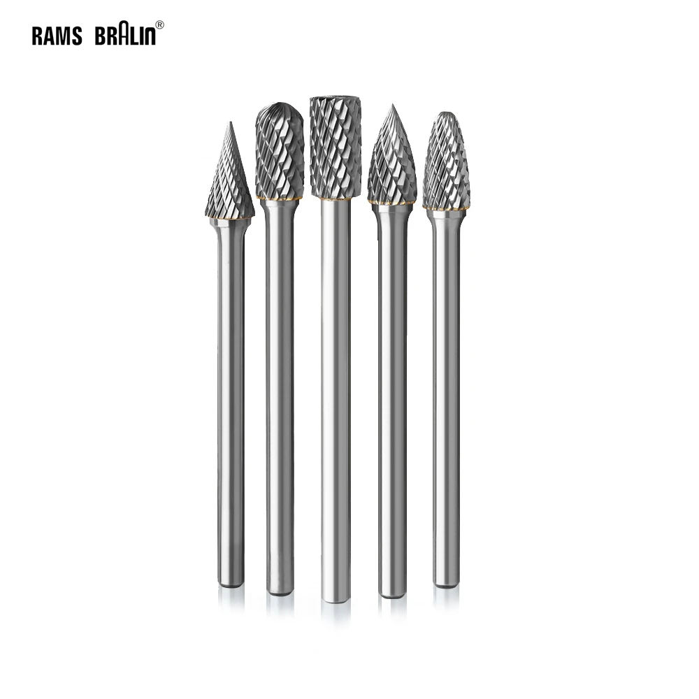 

1 piece Tungsten Carbide Rotary File Burr 1/4" 6mm shank 4" 100mm Lengthened Milling Cutter Drill Bits Grinding Head