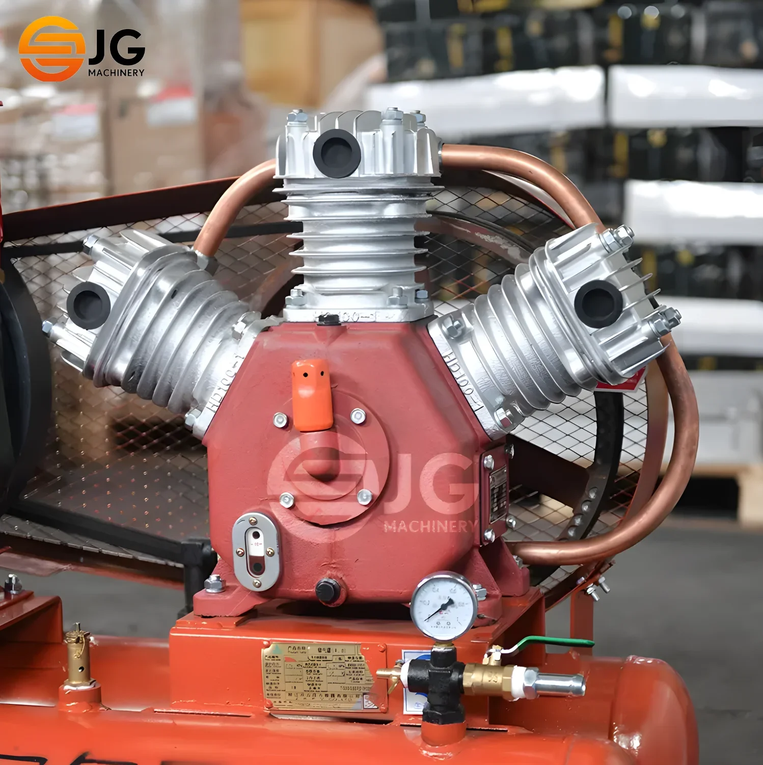 Kepala Silinder Kompresor Udara Piston 5bar 8bar 12.5bar 5hp