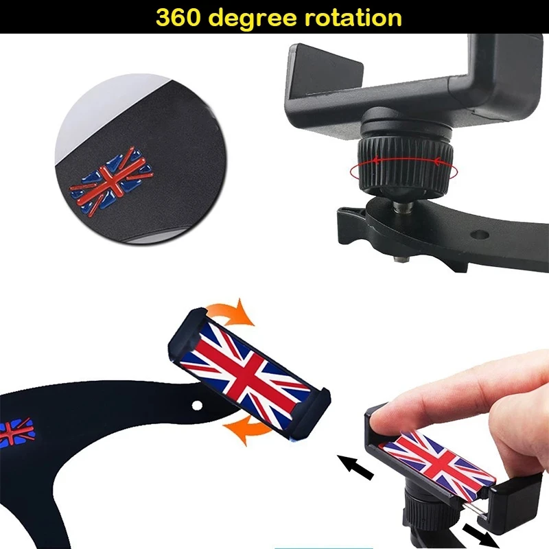 Mobile phones Holder Bracket Wide range of angle adjustment rotating For MINI cooper Countryman R55 R56 R60 R61 F54 F55 F56 F60