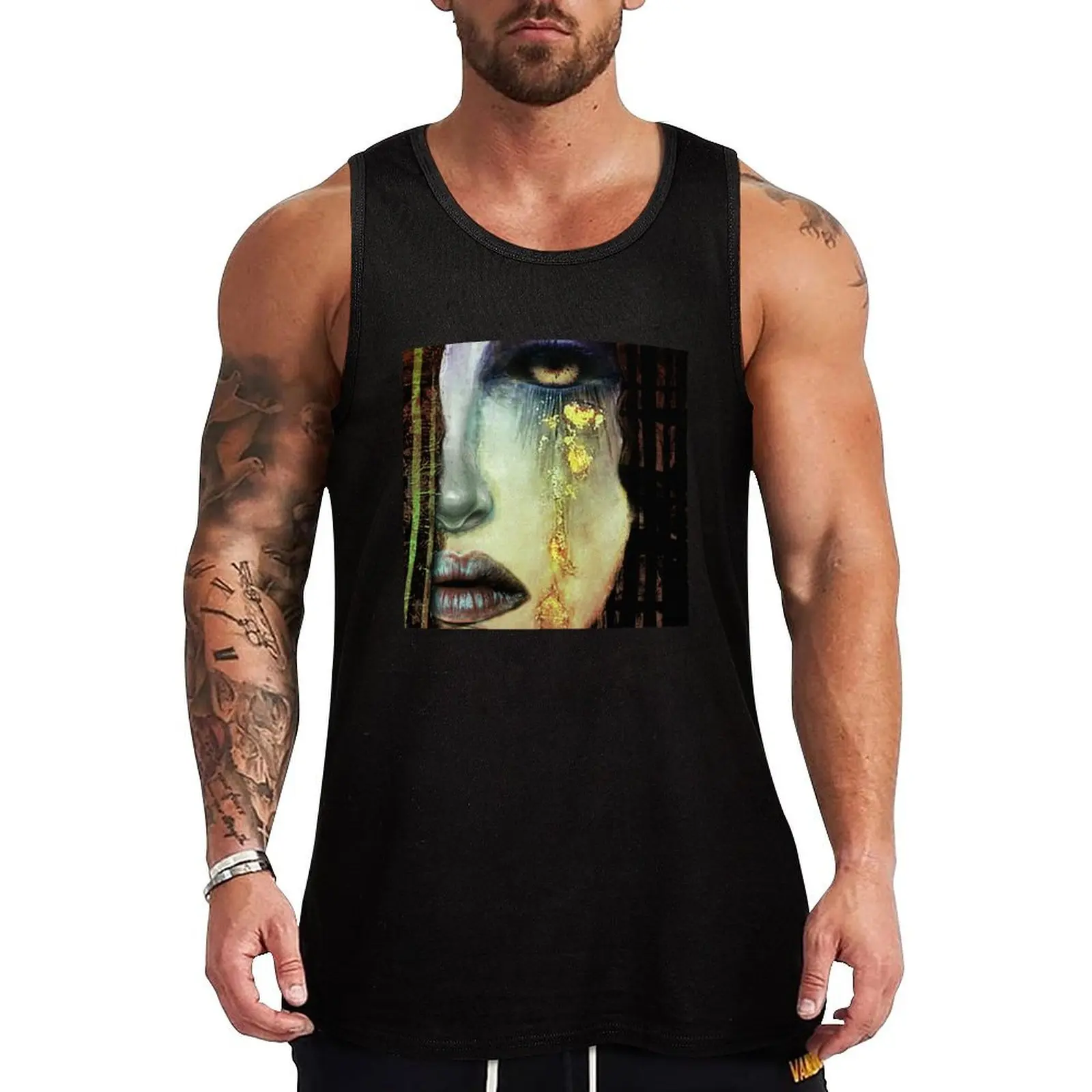 The New Heroin, Golden Tears Klimt Tank Top Top summer sleeveless jackets