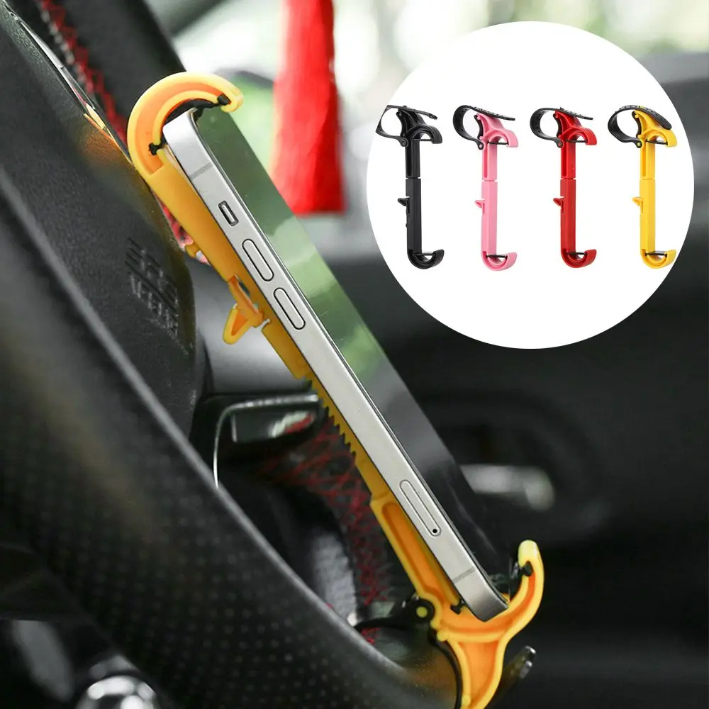 

Stretchable Creative Auto interior Phone part Bracket Steering Wheel Phone Clip Mount Holder Phone Stand