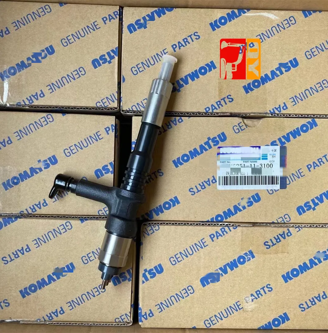 original new injector SAA6D125E-5 engine parts fuel injector 6251-11-3100 injector assembly