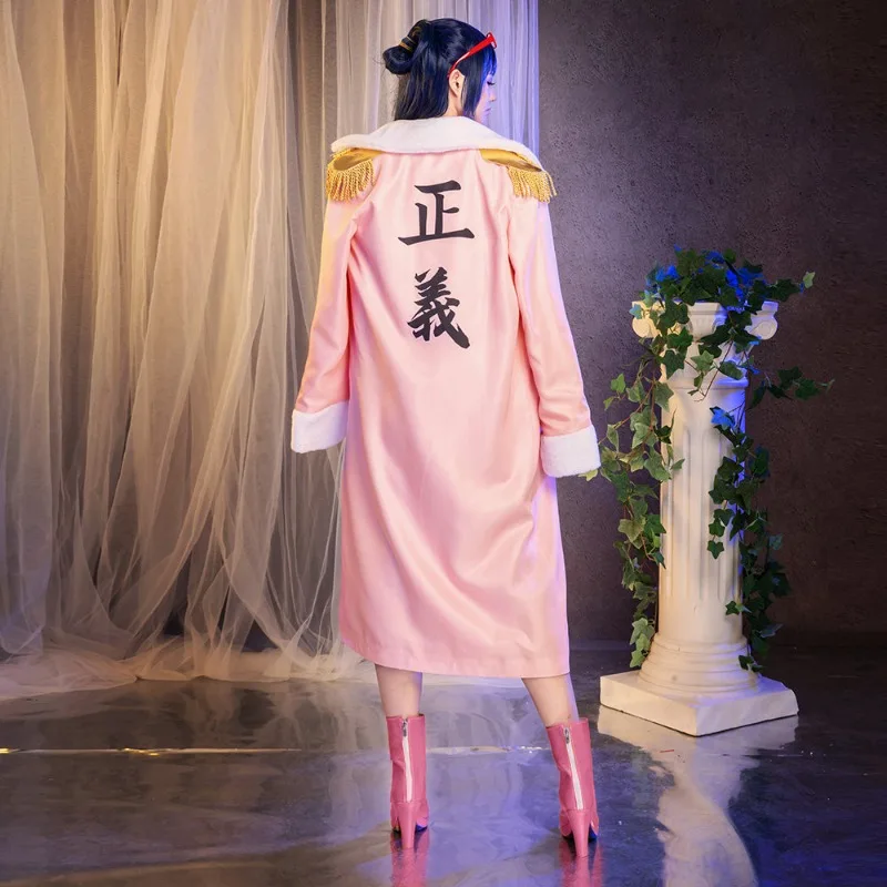 Tashigi Cartoon Style Cosplay Set Navy Girl Uniform Outfit For Women Halloween Party Role Play Anime Convention Suit - view 6