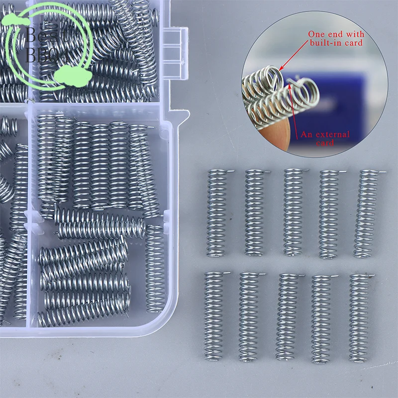 

(BBQ4)10/100Pcs Auto Folding Car Key Rotation Shaft Springs – High-Tension Spiral Coil For Remote Flip Key Repair Tool Kits