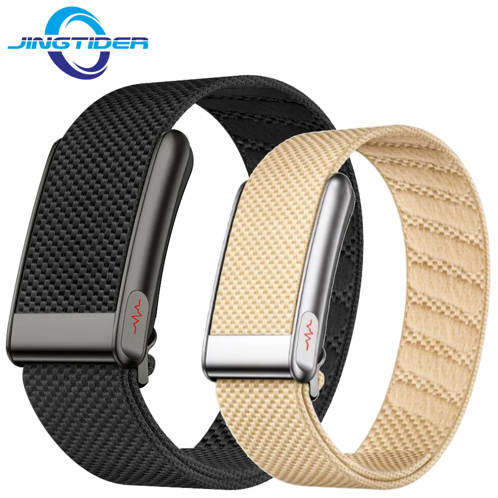e500-screenless-fitness-tracker-smart-bracelet-body-temperature-spo2-ip68-5atm-waterproof-ecg-hrv-smart-band-activity-wristbands
