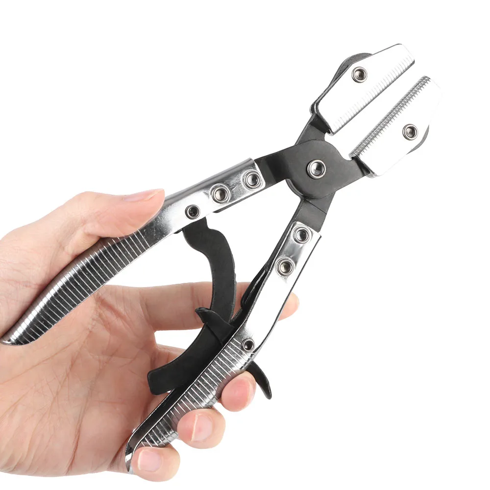 Automatic Locking Length Universal Flat Mouth Oil Pipe Sealing Pliers Car Repair Tool 3Pcs 8/10/12 Inch Hose Pinch Off Pliers