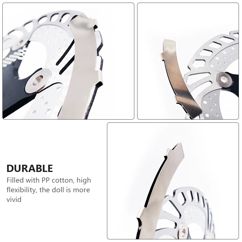 Ajustador de freno de disco de bicicleta de montaña, espaciador de ciclismo antiarañazos de acero inoxidable, duradero, resistente al desgaste, a prueba de herrumbre, 8 Uds.