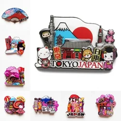 Japan Traveling Souvenirs Wood Fridge Stickers Mount Fuji Tokyo Osaka Otaru Kinkaku-ji Hokkaido Fridge Magnets Wedding Gifts