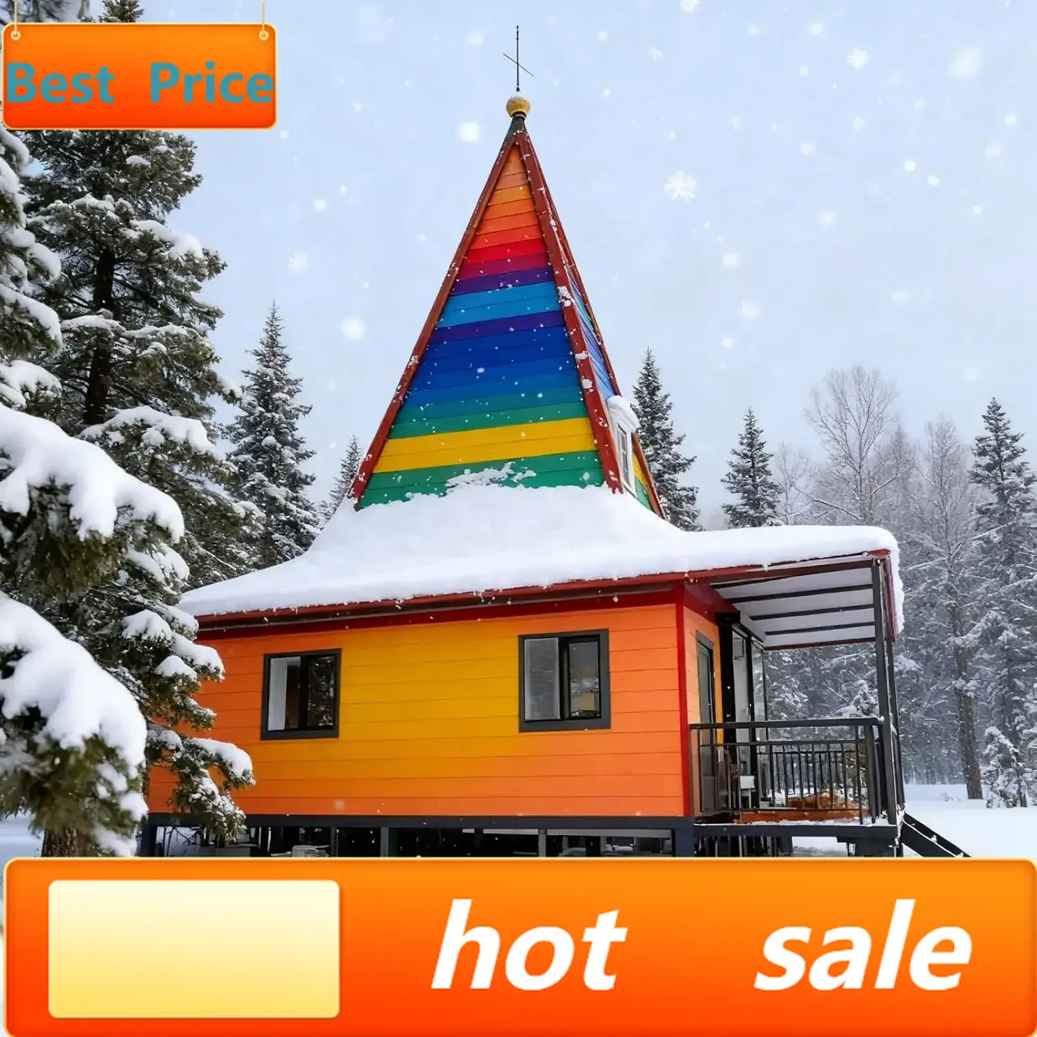 

Ограниченное по времени предложение: Расширяемый модульный мини-дом - 40-футовый портативный контейнерный дом с 3 спальнями, 1 кухней и 1 ванной комнатой.