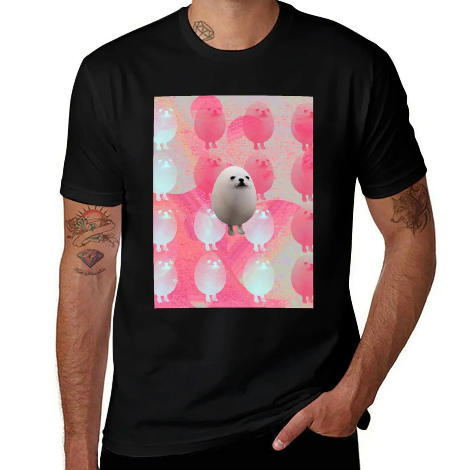 Eggdog - pastel b T-Shirt Plus Size Workout Short Sleeve Top T-Shirt