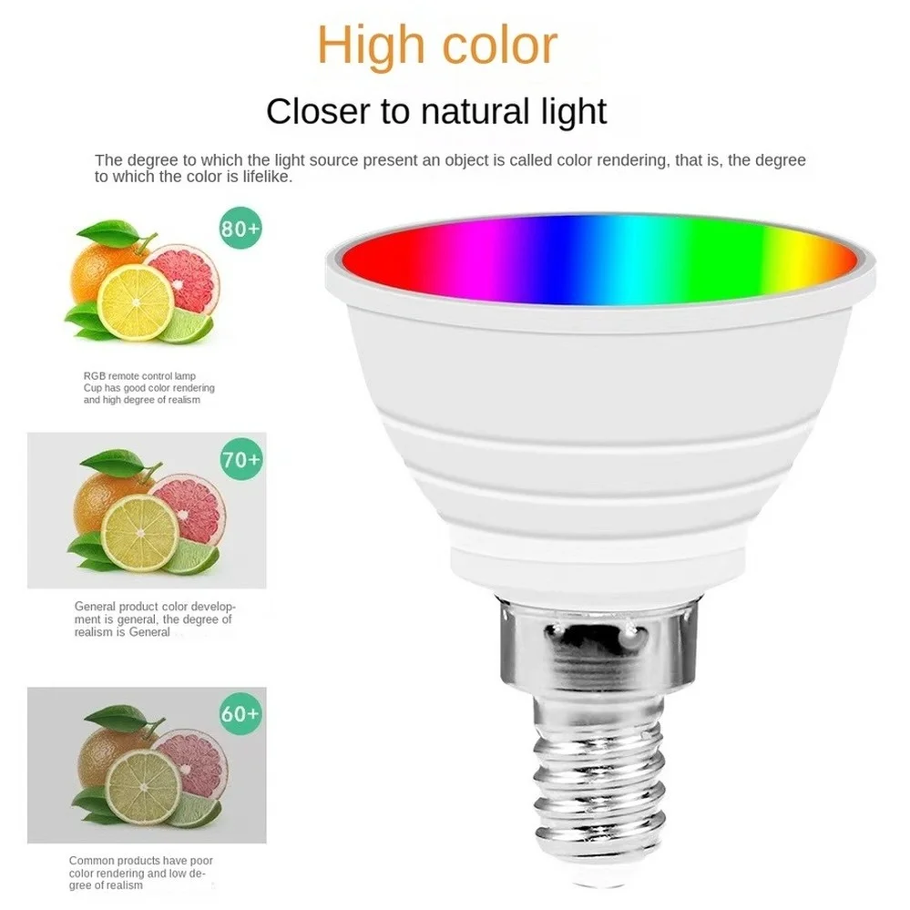 Diodo emissor de luz e14 rgb e27 lâmpada led 220v lâmpada inteligente gu10 lâmpada cor spotlight lampe led gu5.3 luz mr16 lâmpada regulável para decoração de casa