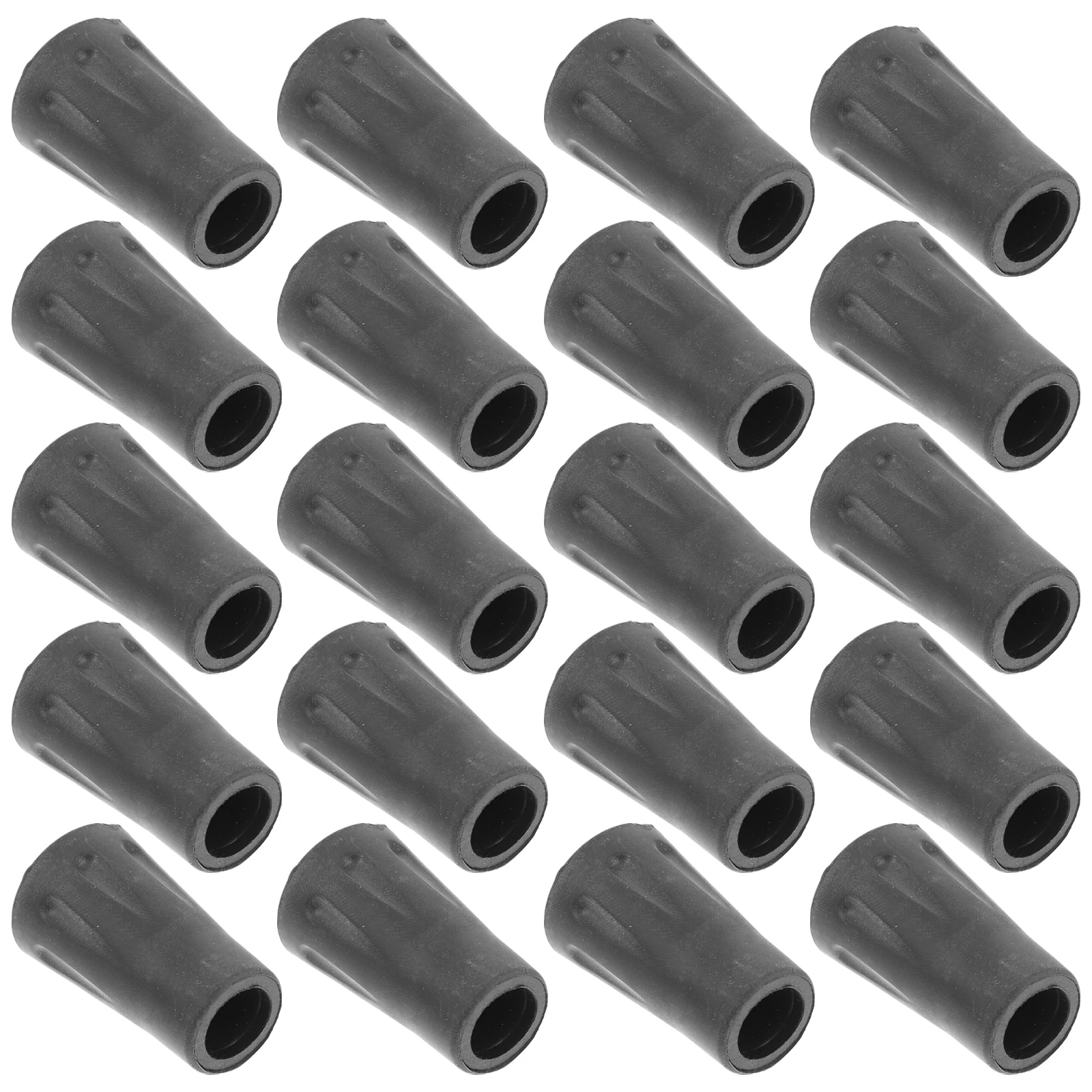 

20pcs Trekking Tips Rubber Covers Protective Caps Trekking Poles Accessories for Hiking Walking Poles Camping Accessories H