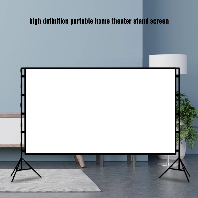 

80 double triangle bracket projection screens. Multiple size options. Suitable for both indoor and outdoor use. Easy to install.