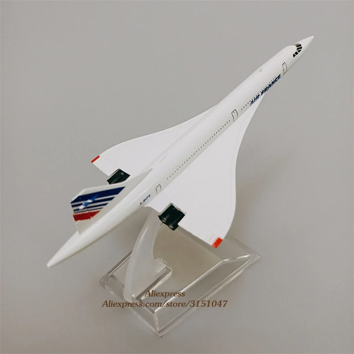 15.5cm Airplane Model Air France Concorde Costa Aircraft Model l 1:400 Scale Diecast Metal Alloy Air Plane Airplanes Mode Plane