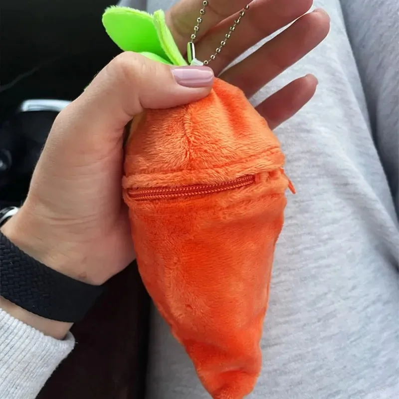 Detachable2026 lindo conejo de zanahoria de juguete de peluche creativo desmontable oreja de conejo colgante bebé abrazo conejo muñeca regalo de cumpleaños para niños