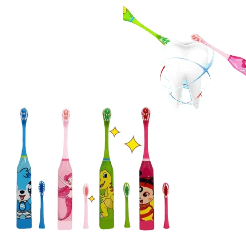 Cute Cartoon Automatic Newborn Baby Electric Toothbrush Smart Vibration Children Electric Toothbrush Unisex Teeth Health Care