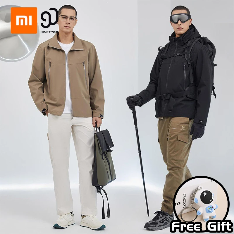 

Mijia 90FUN Outdoor Waterproof and Windproof Detachable Hooded Jacket Level 4 Waterproof Overcoat