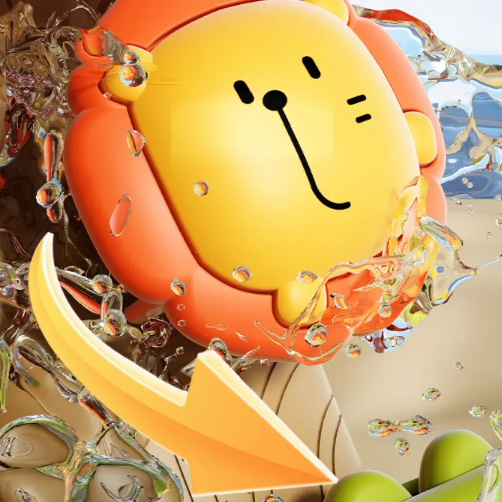 

Duck&Lion Baby Spin Top Bath Wall Suction Cup Crocodie Rotating Water Wheel Educational Sensory Learn Baby Shower Boys