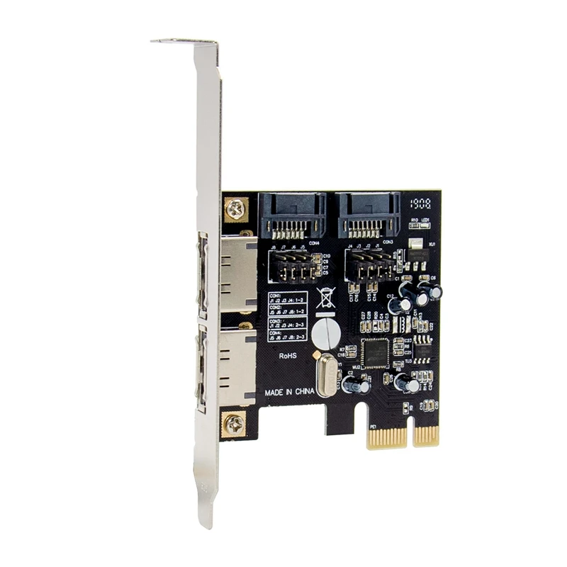 Tarjeta de expansión PCIE ESATA SATA III, adaptador PCI-E a SATA3.0, 6 Gb/S, PCI-E Express, ASM1061, Chipest para PC