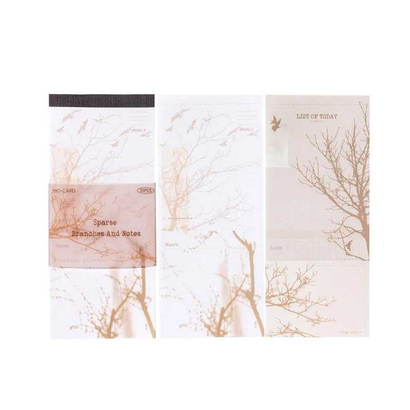 

24sets/lot Memo Pads Material Paper a fleeting glimpse Junk Journal Scrapbooking paper Cards Background Decoration Paper