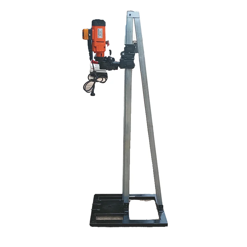 Small and convenient household water well drilling rig, single person 100 single-phase electric well drilling artifact, vertical