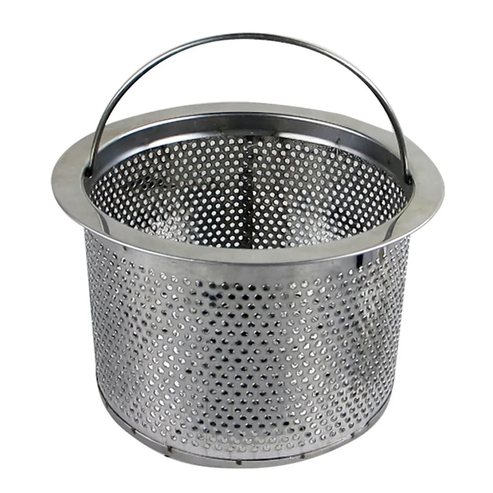 304 Stainless Steel Drain Filter Strainer Mesh Sink Filter Sink Strainer Basket 304 Stainless Steel Construction